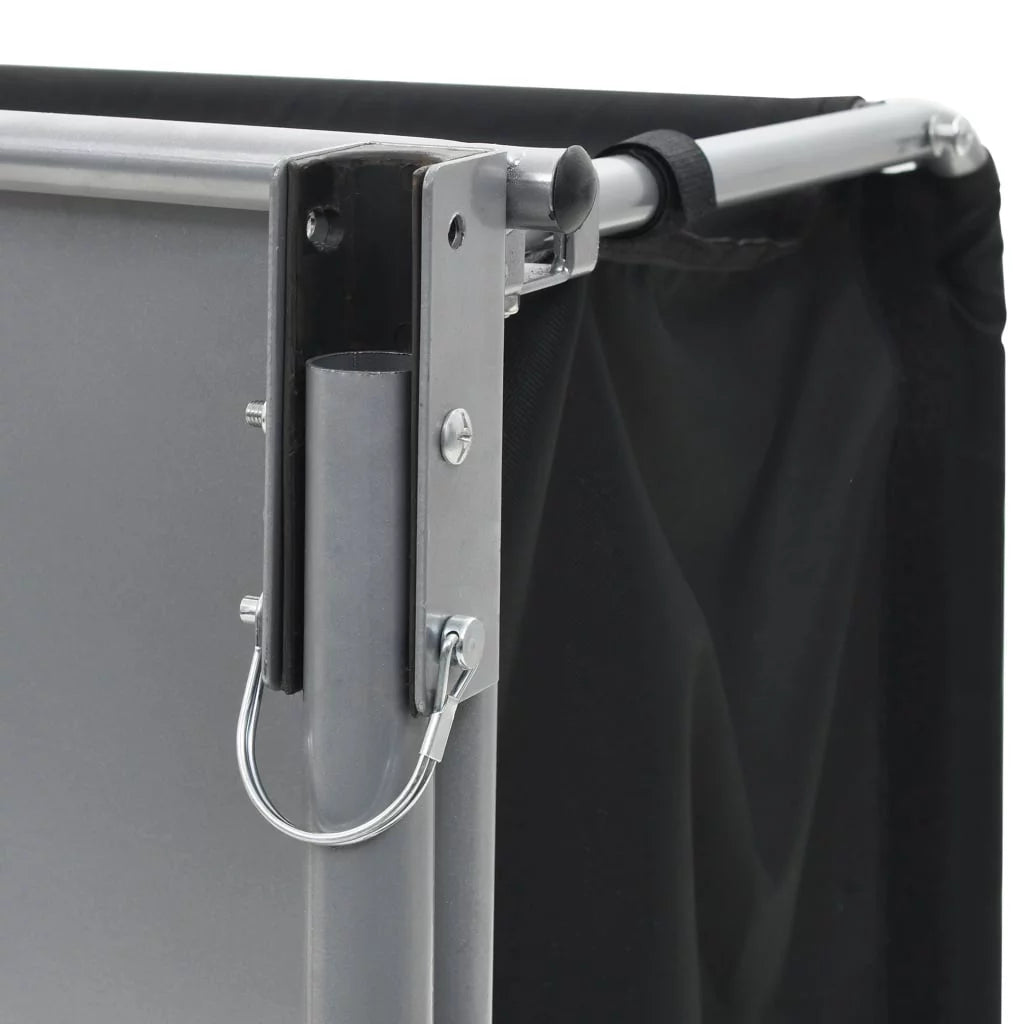 Bike Cargo Trailer Black and Yellow 143.3 lb J264