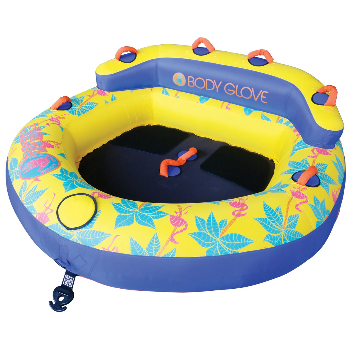 Yellow 2 Person Inflatable Towable Tube O147057