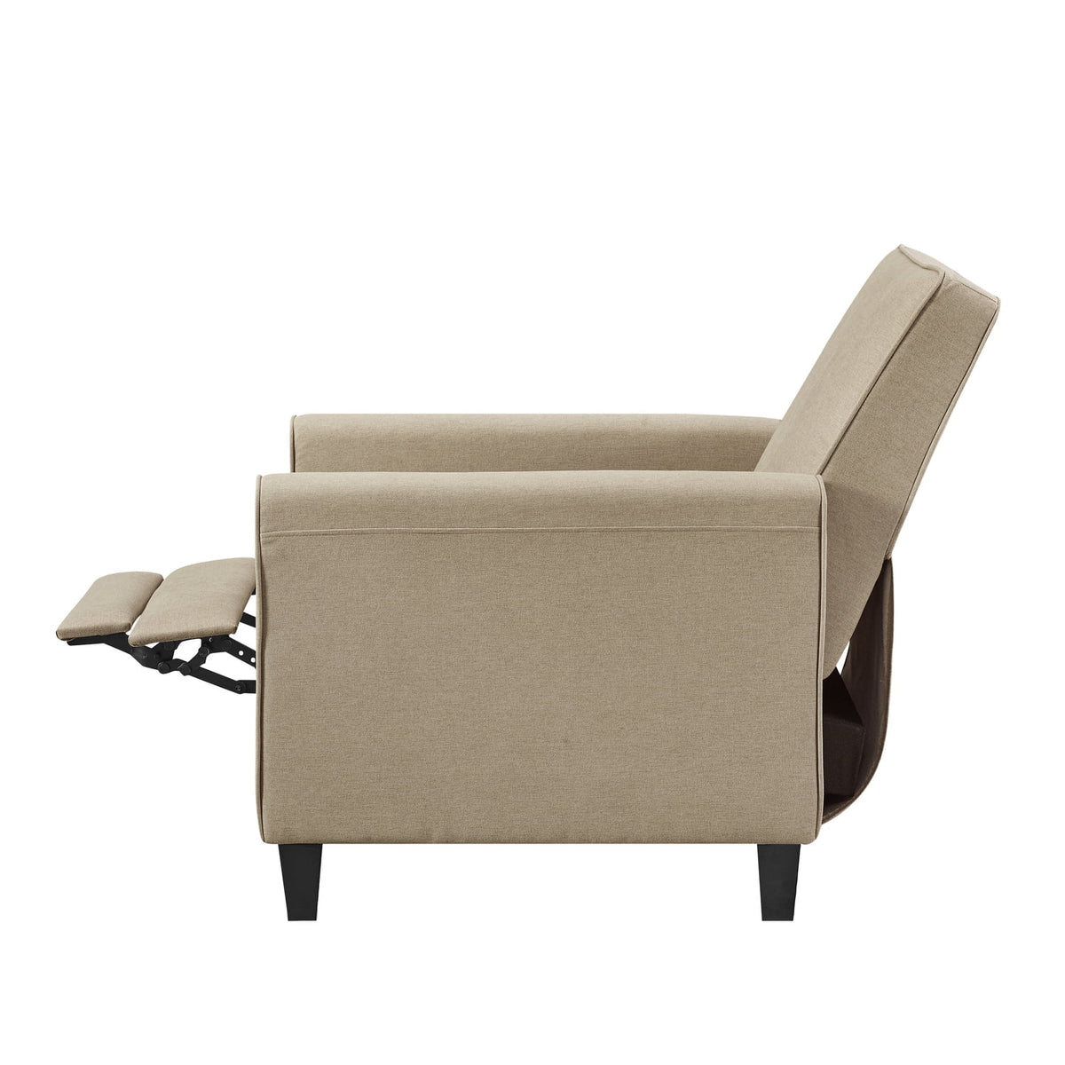 Mocha Linen Upholstered Club Chair Set of 2 K800147
