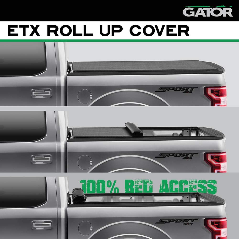 Soft Roll Up Truck Bed Tonneau Cover R3624
