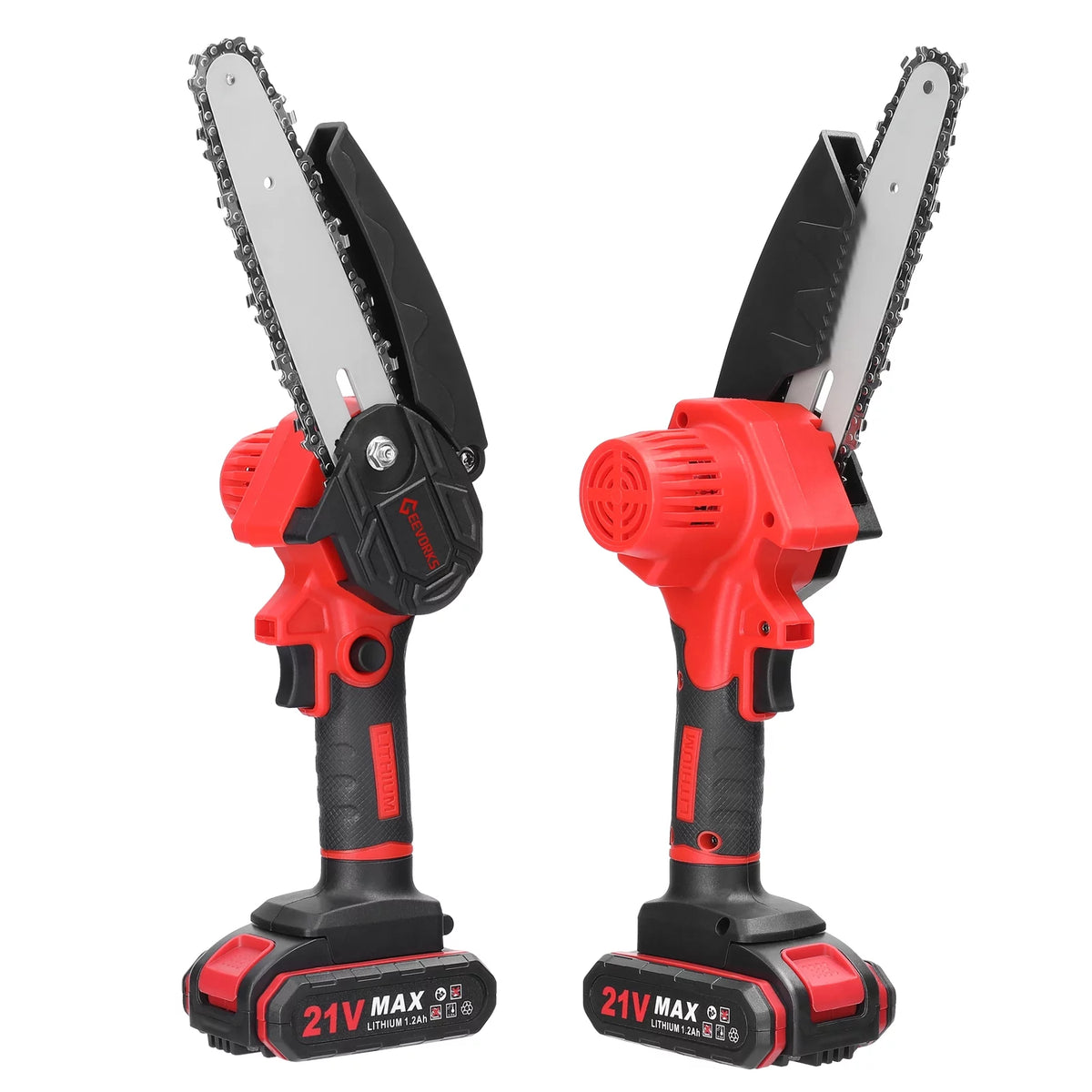6-inch Cordless Mini Chainsaw with 2 Batteries A266461