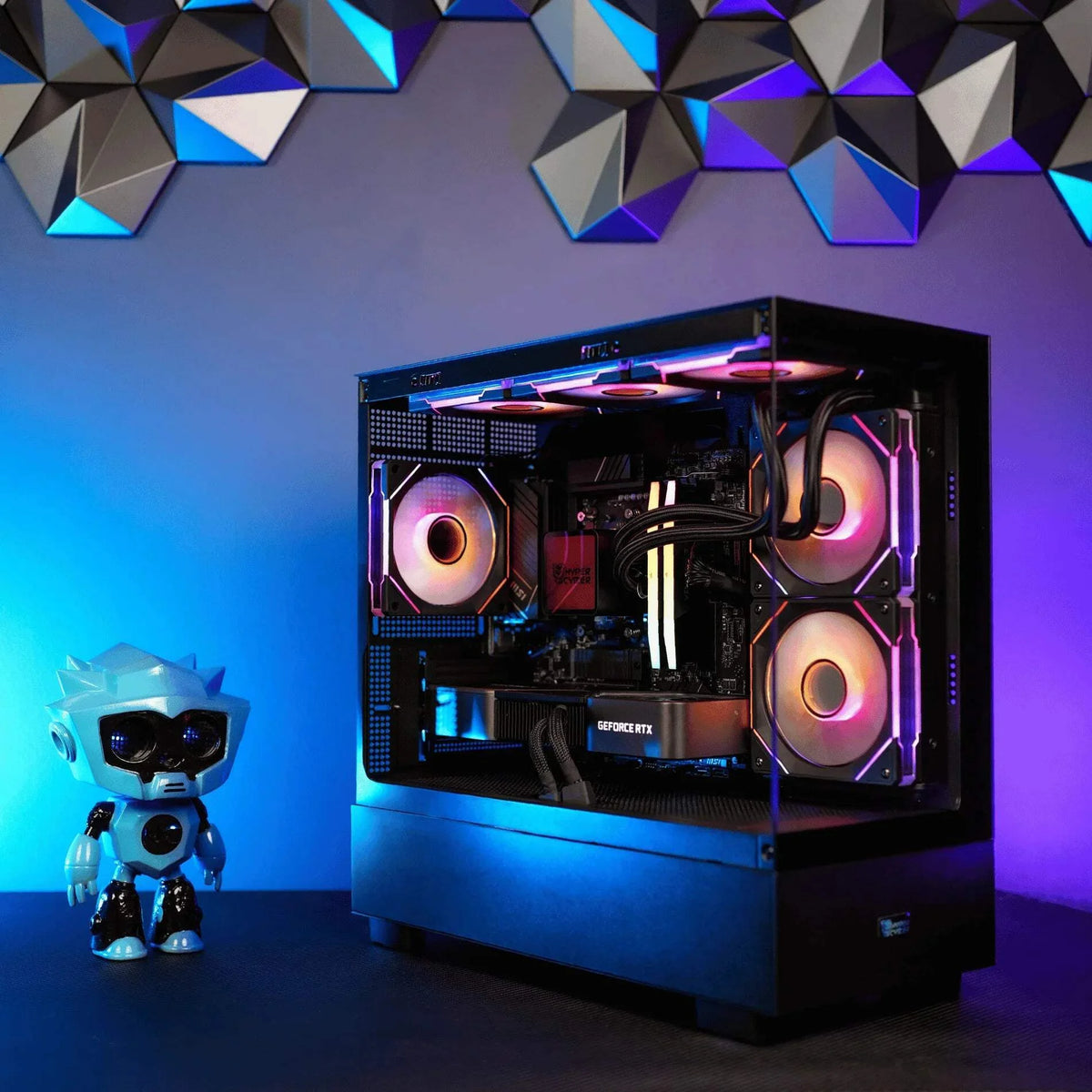 AMD Ryzen 9 9950X3D NVIDIA GeForce RTX 5070 12GB Gaming PC Q919