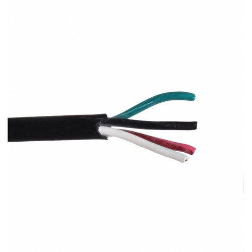 16 AWG 4 Conductor Portable Cord 300V 100 ft. BK N92980