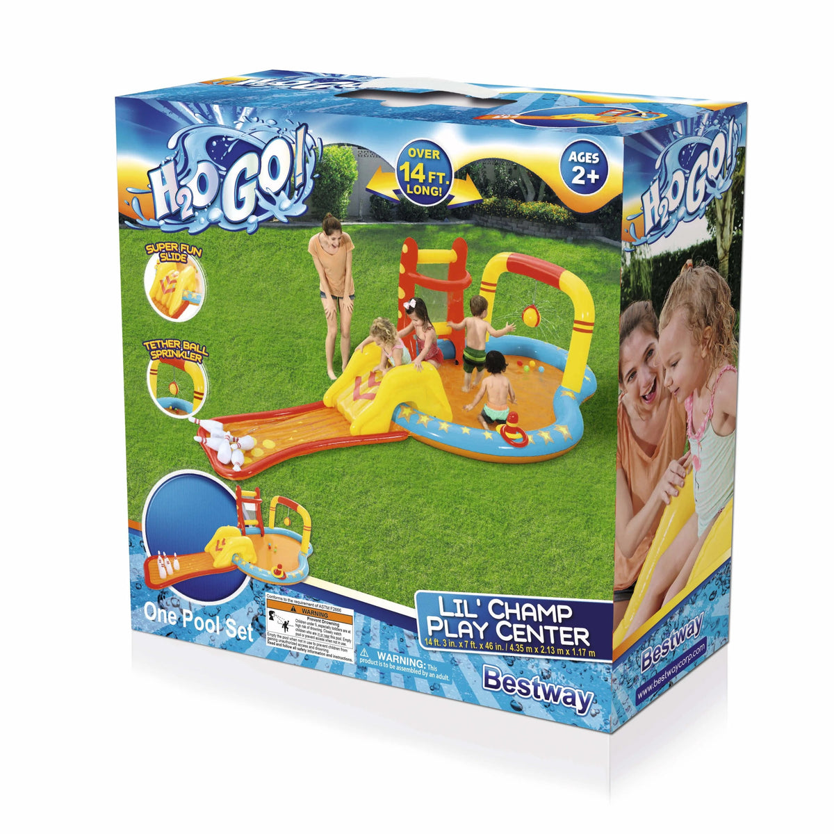 Multicolor Outdoor Play Pool Center T583552