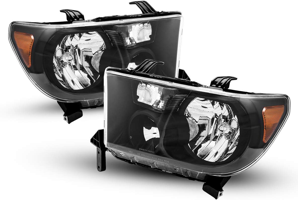 Black Headlight Housing Assembly Set X839