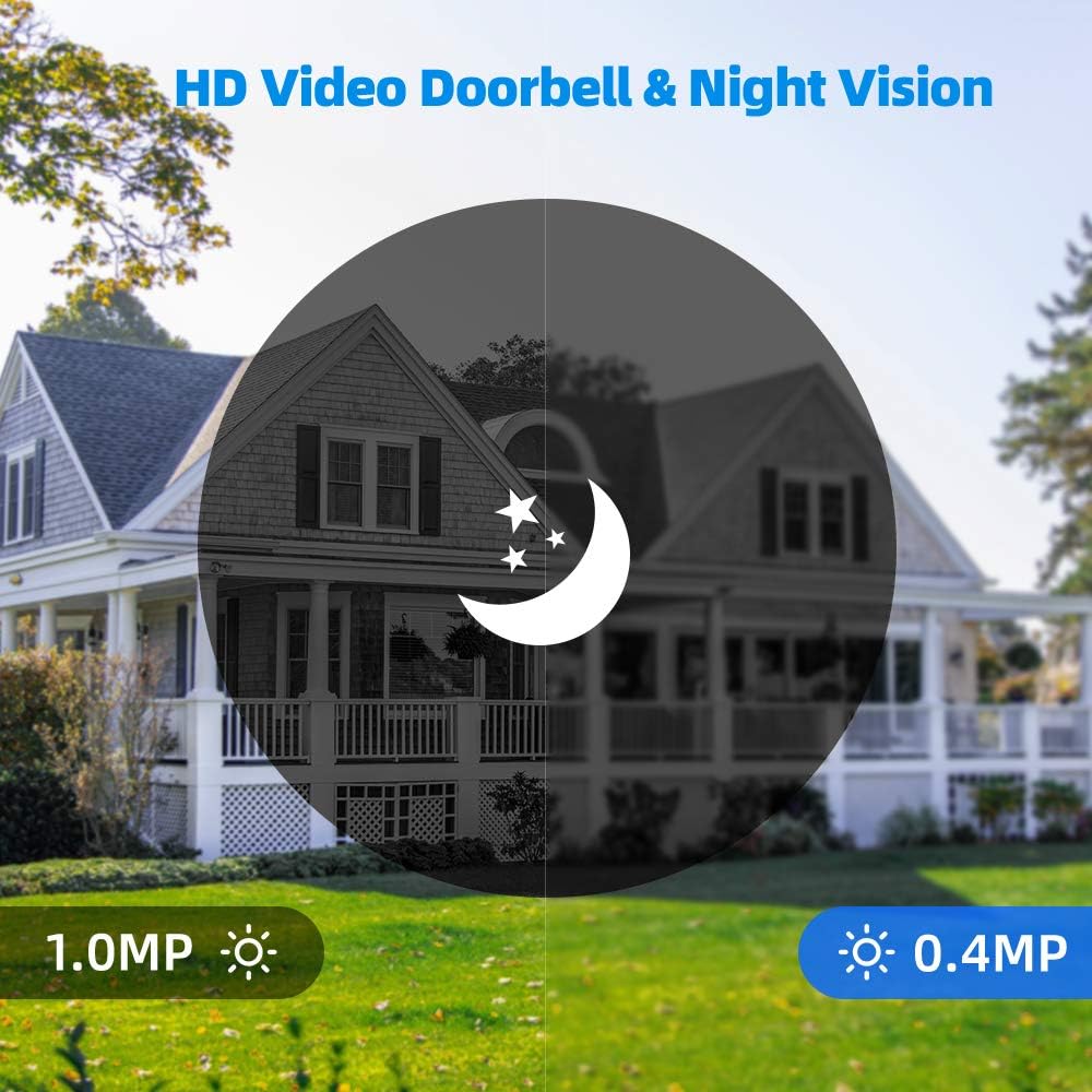 Wired Video Doorbell Intercom System with Camera K25933