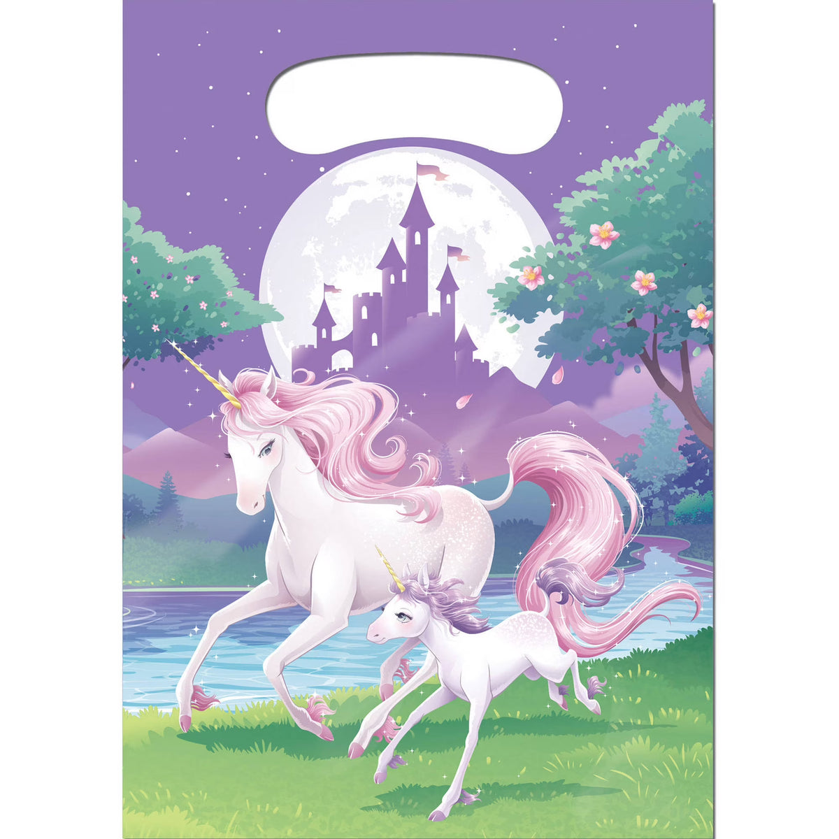 Unicorn Fantasy Favor Bags, 8 pk N268450