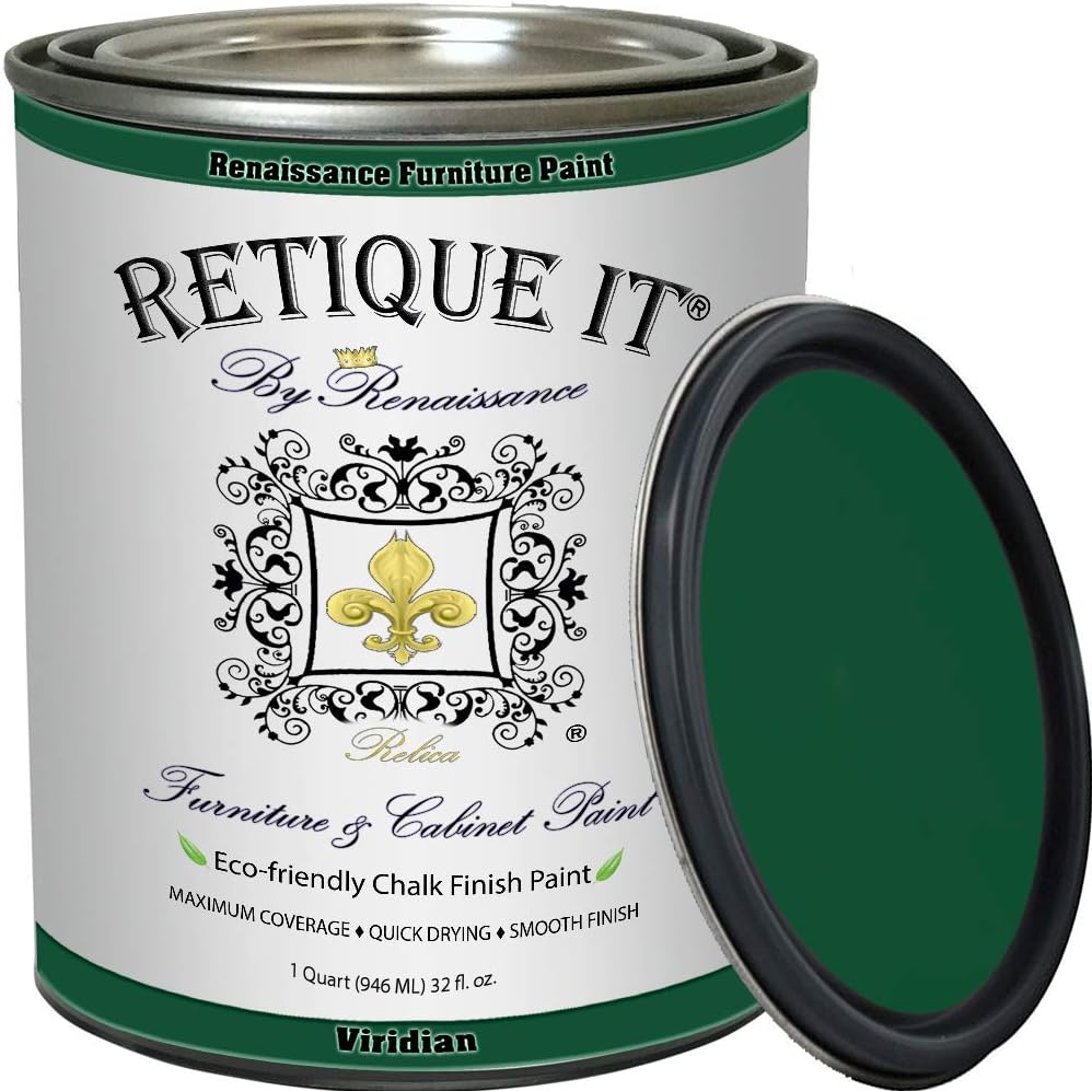 32 Fl Oz Chalk Furniture Paint, Viridian S3212