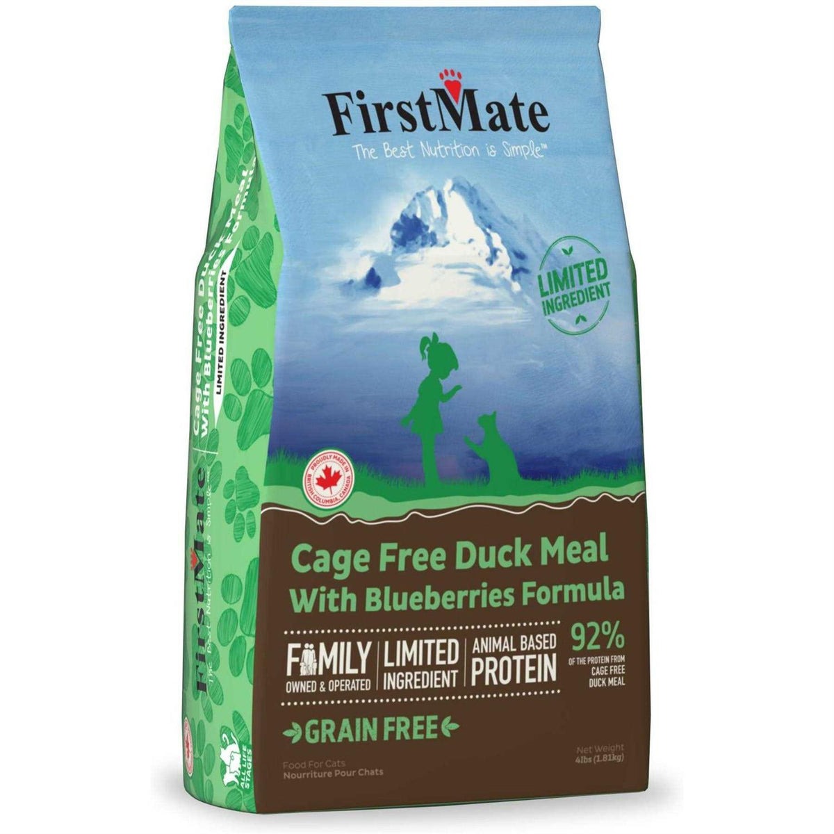 Free Duck Blueberries Cat Food Y788035