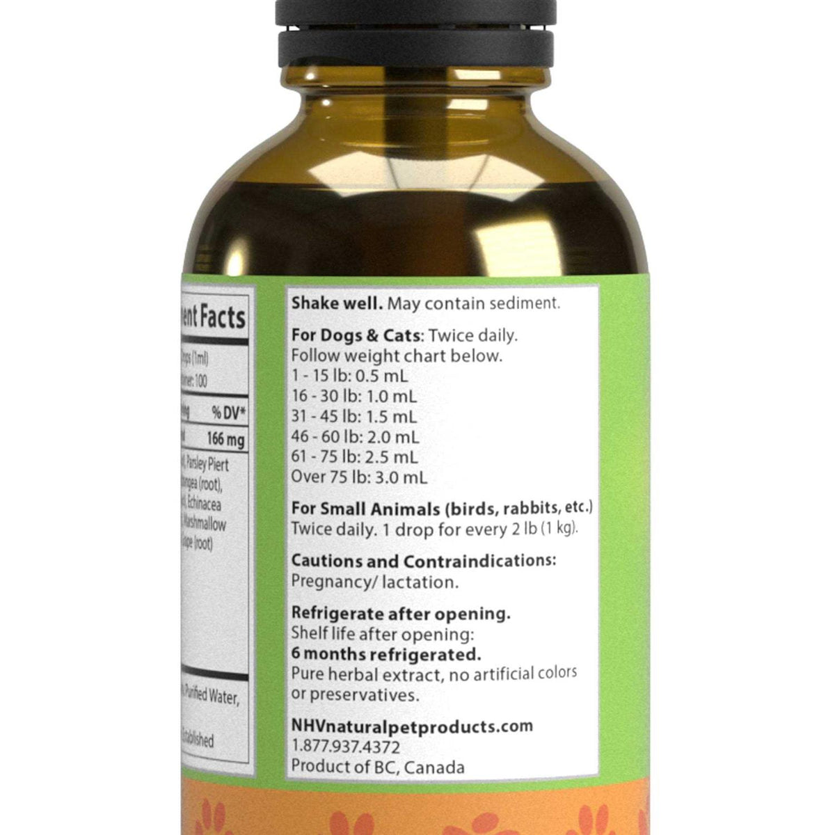 Natural Herbal Support for Dogs and Cats J57236