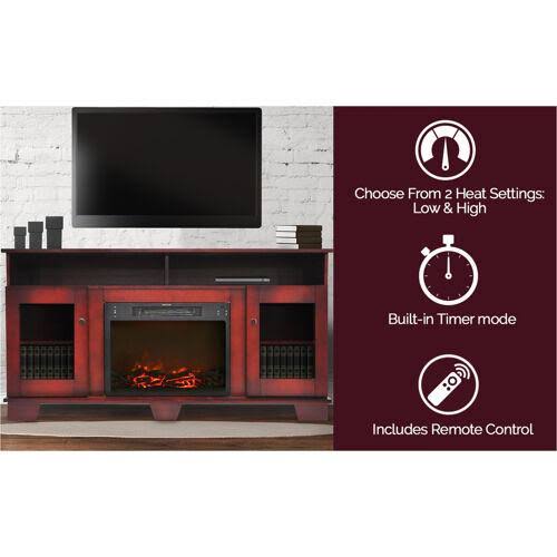 59 in. Electric Fireplace with Entertainment Stand U945