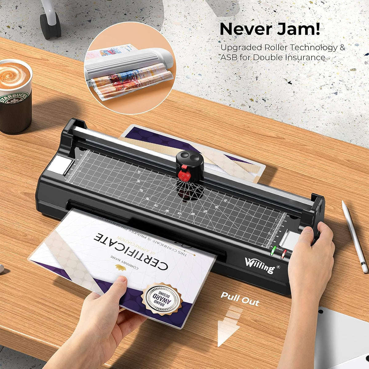A3/A4/A6 Thermal Laminator with 15 Pouches P34472