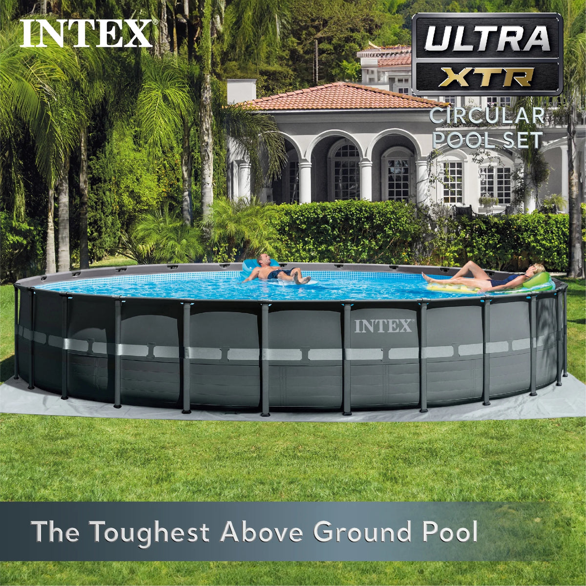 Round Above Ground Swimming Pool Set U51536
