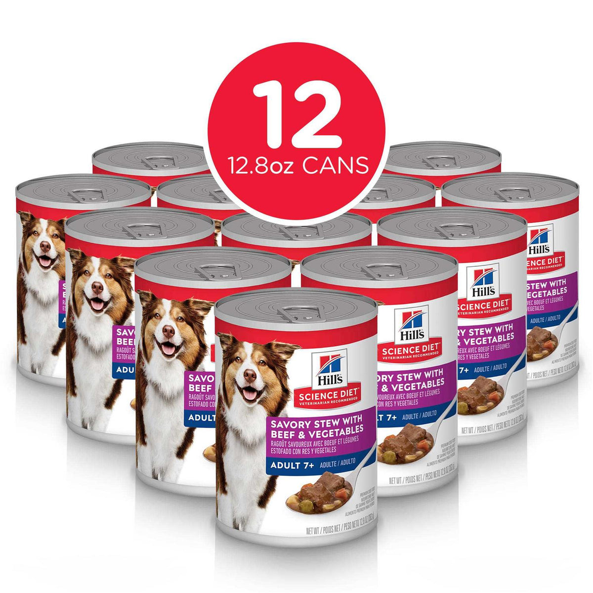Beef Dog Food 12.8-oz Case of 12 Z176852