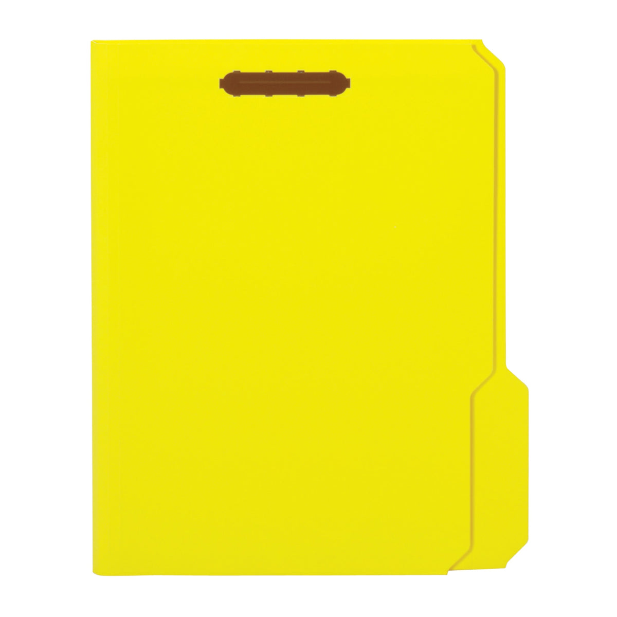 Yellow Letter Size Fastener File Folders, Pack Of 50 H354