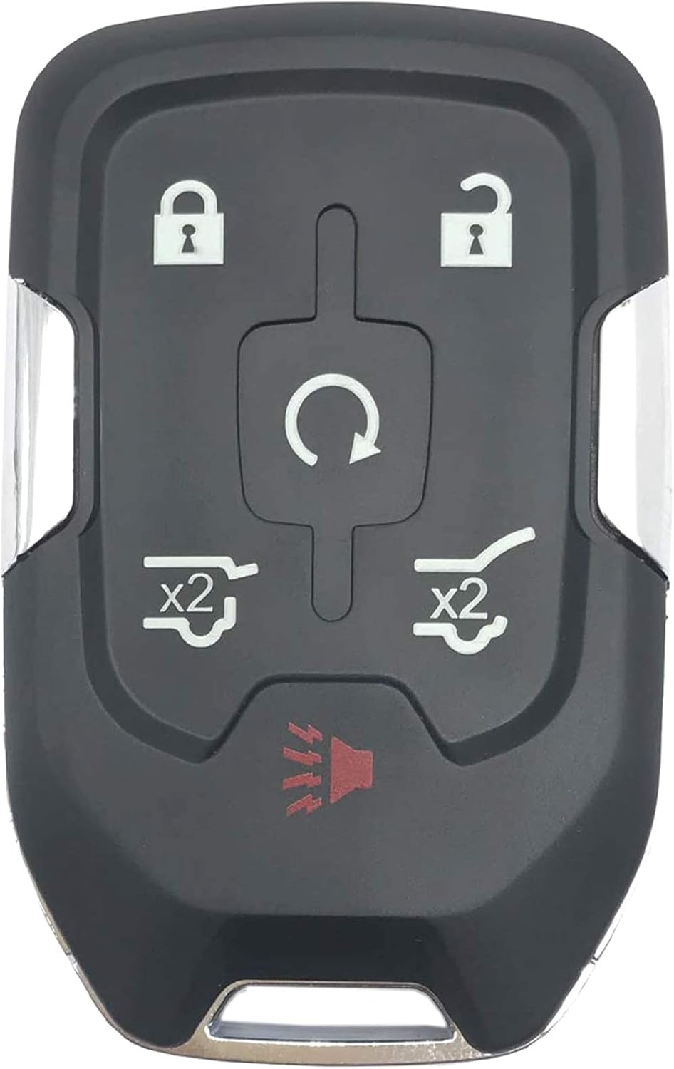 Black 6 Buttons Key Fob Shell Case G75611