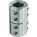 2-Piece Industry Standard Clamping Coupling, 3/4, Stainless Steel I858681