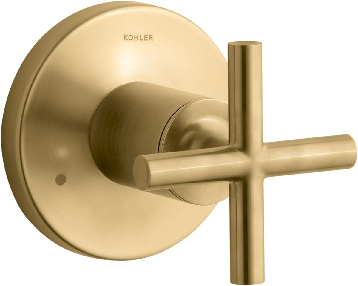 Vibrant Brushed Moderne Brass Valve Trim S745345