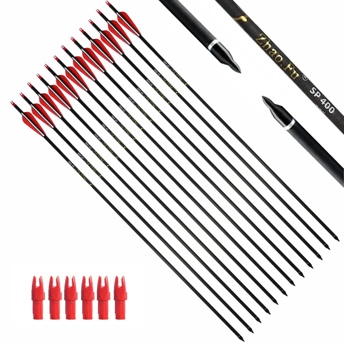 Carbon Arrow 29 inch 12-Pack Spine 400 G6630