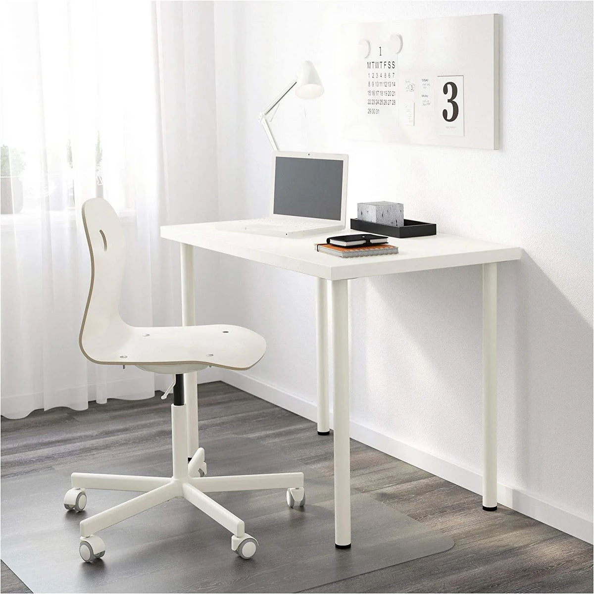 White Office Desk N3458