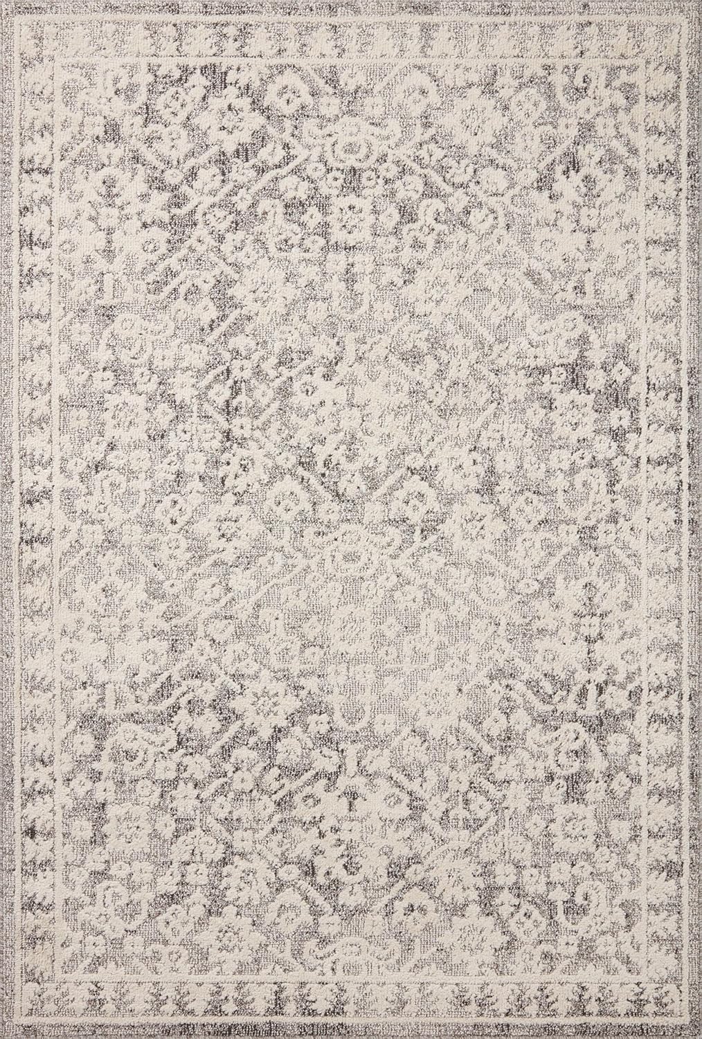 Grey/Ivory 5'-3" x 7'-6" Area Rug C70030