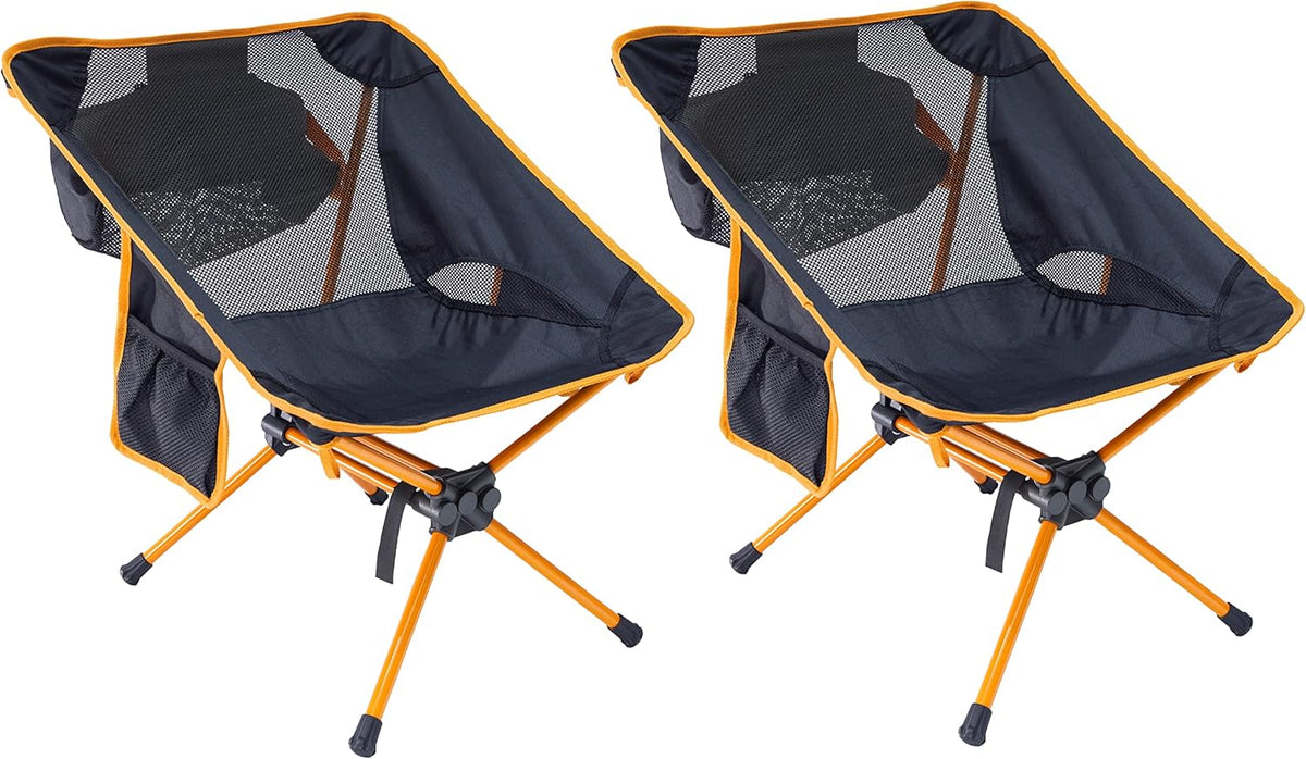 Compact Folding Camping Chair 2 Pack V154