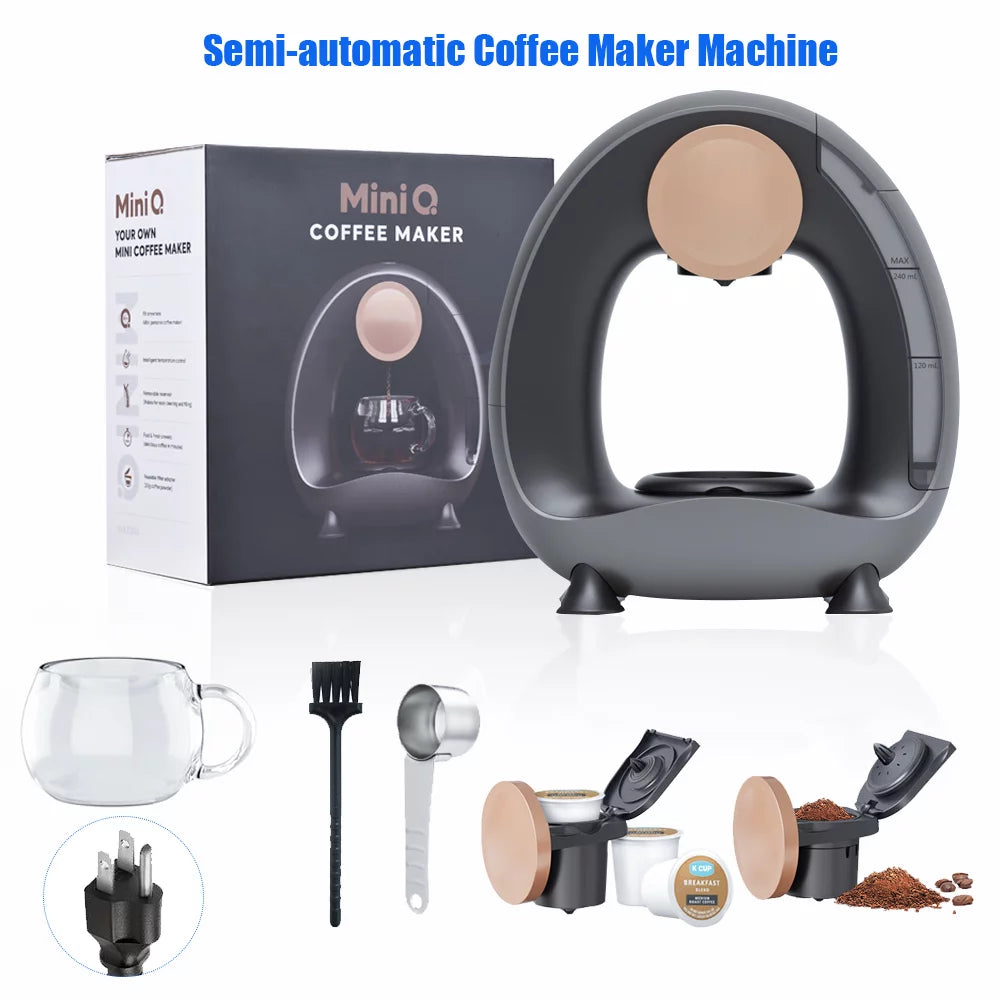 Portable Semi-Automatic Coffee Maker 240ml 1400W G603787