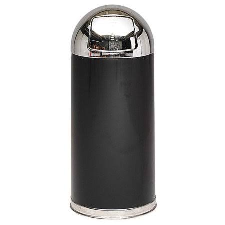 Black 9 Gal Waste Receptacle U7522