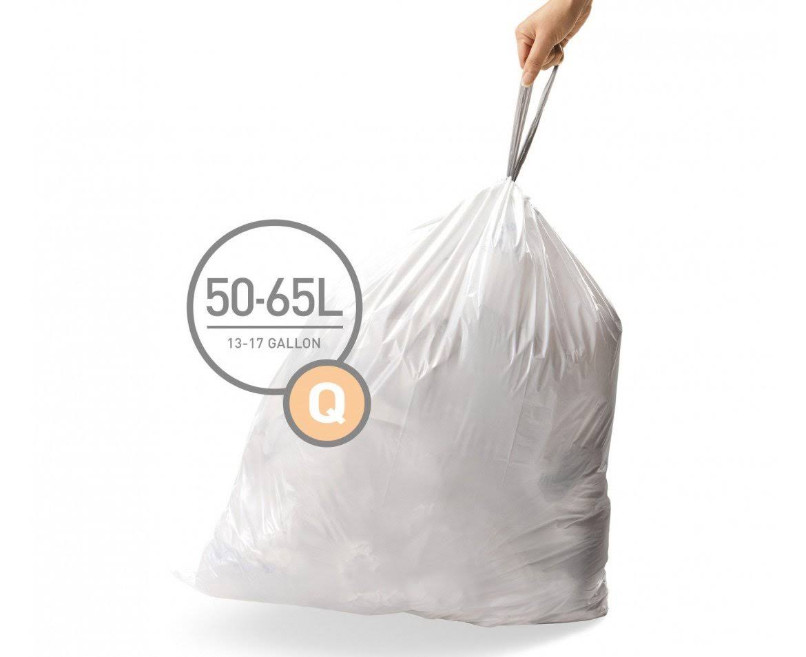 Extra Large Strong Trash Bags 50-65 Liter 13-17 Gallon 240 Count N642