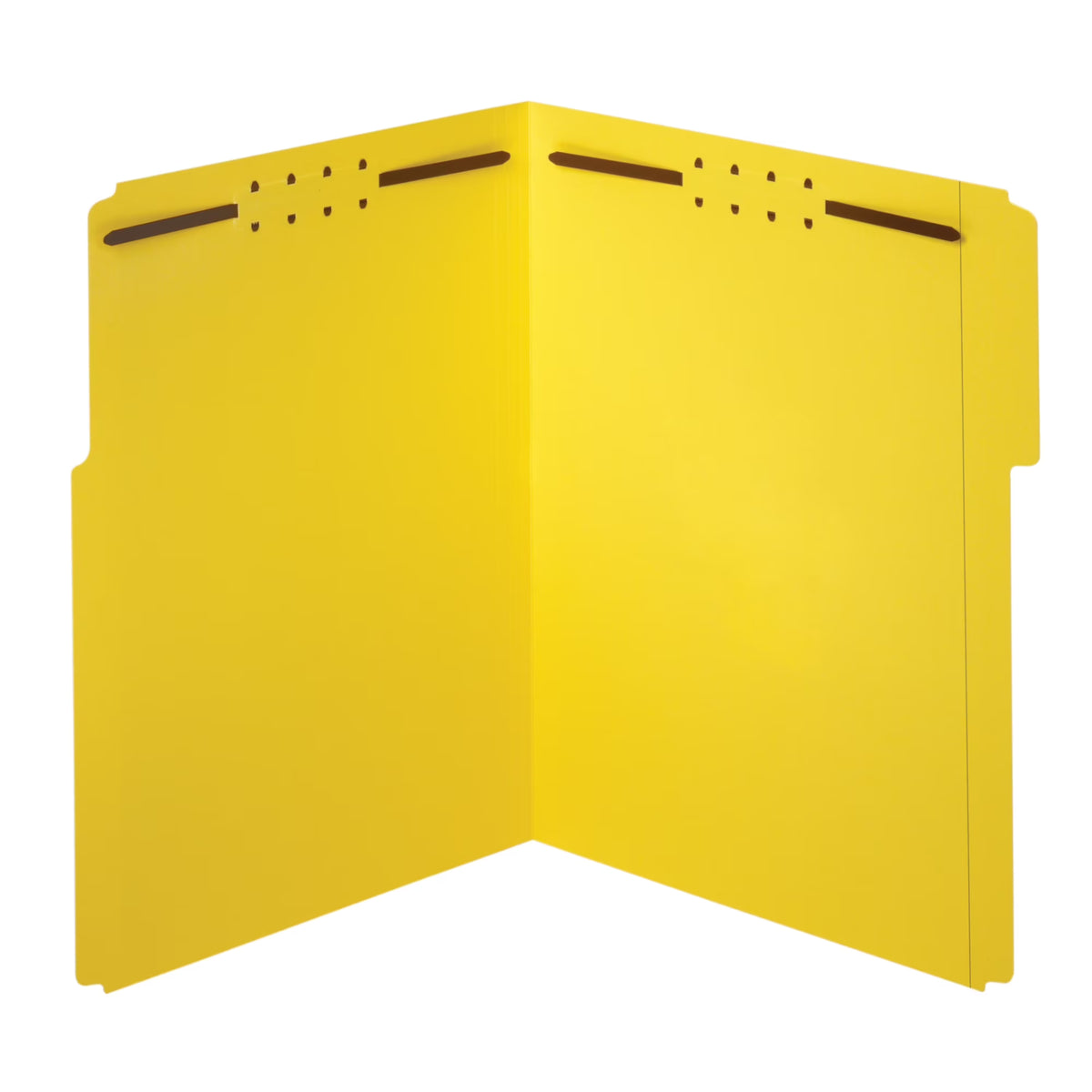 Yellow Letter Size Fastener File Folders, Pack Of 50 H354