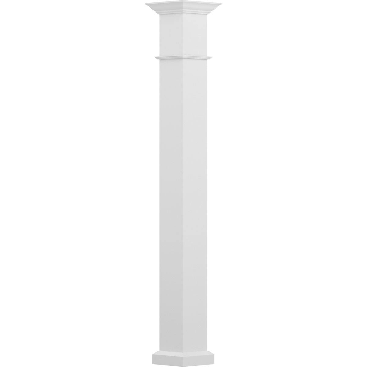 Textured White Non-Tapered Column I8910