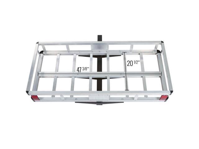48x22 Aluminum Hitch Cargo Carrier with Hitch Pin U537188
