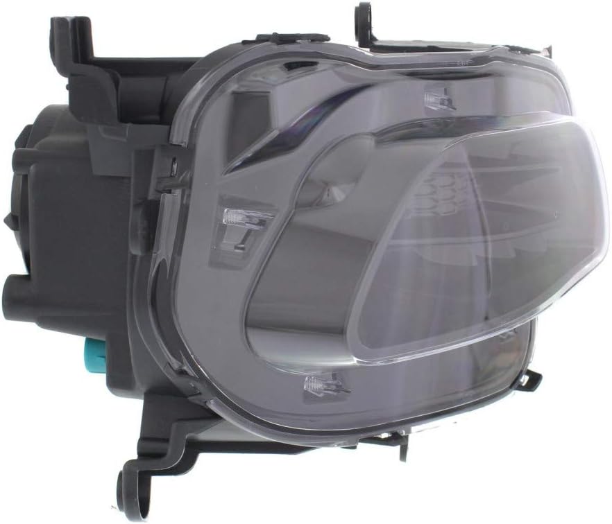 Jeep Cherokee Headlight Assembly Pair Halogen Black Trim T987