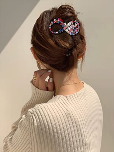 6Pcs Flat Hair Claws Strong Hold No Slip Grip Hair Claw Clips X939526
