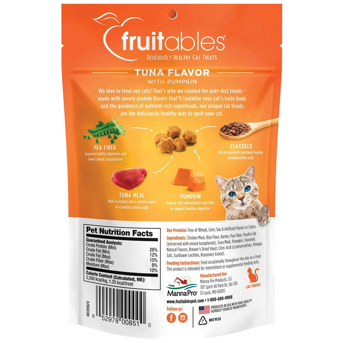 Tuna & Pumpkin Cat Treats D4440