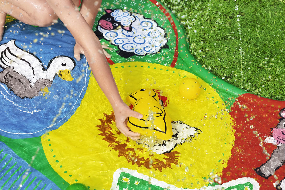 Multicolor Sprinkler Splash Pad 65 in. x 44 in. C424