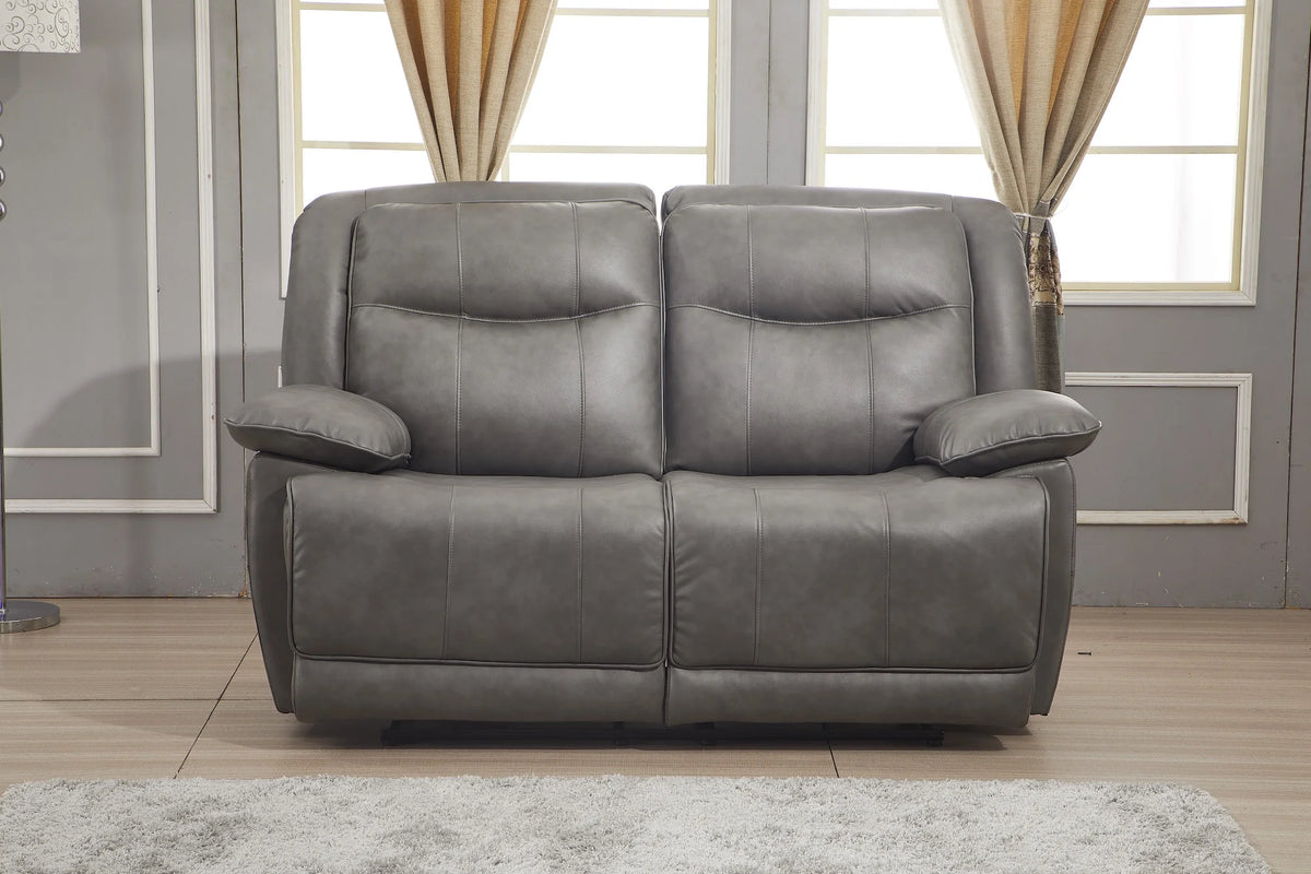 Bonded Leather Reclining Sofa L500
