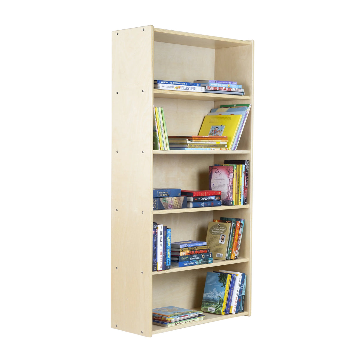 5 Shelf Wooden Bookcase P602417