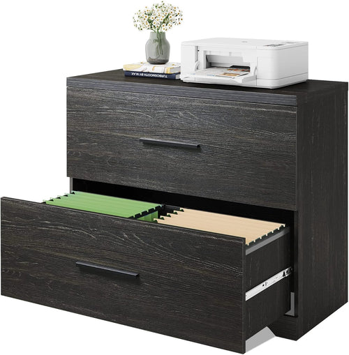 2 Drawer Wood Lateral File Cabinet with Anti-tilt Mechanism N992271