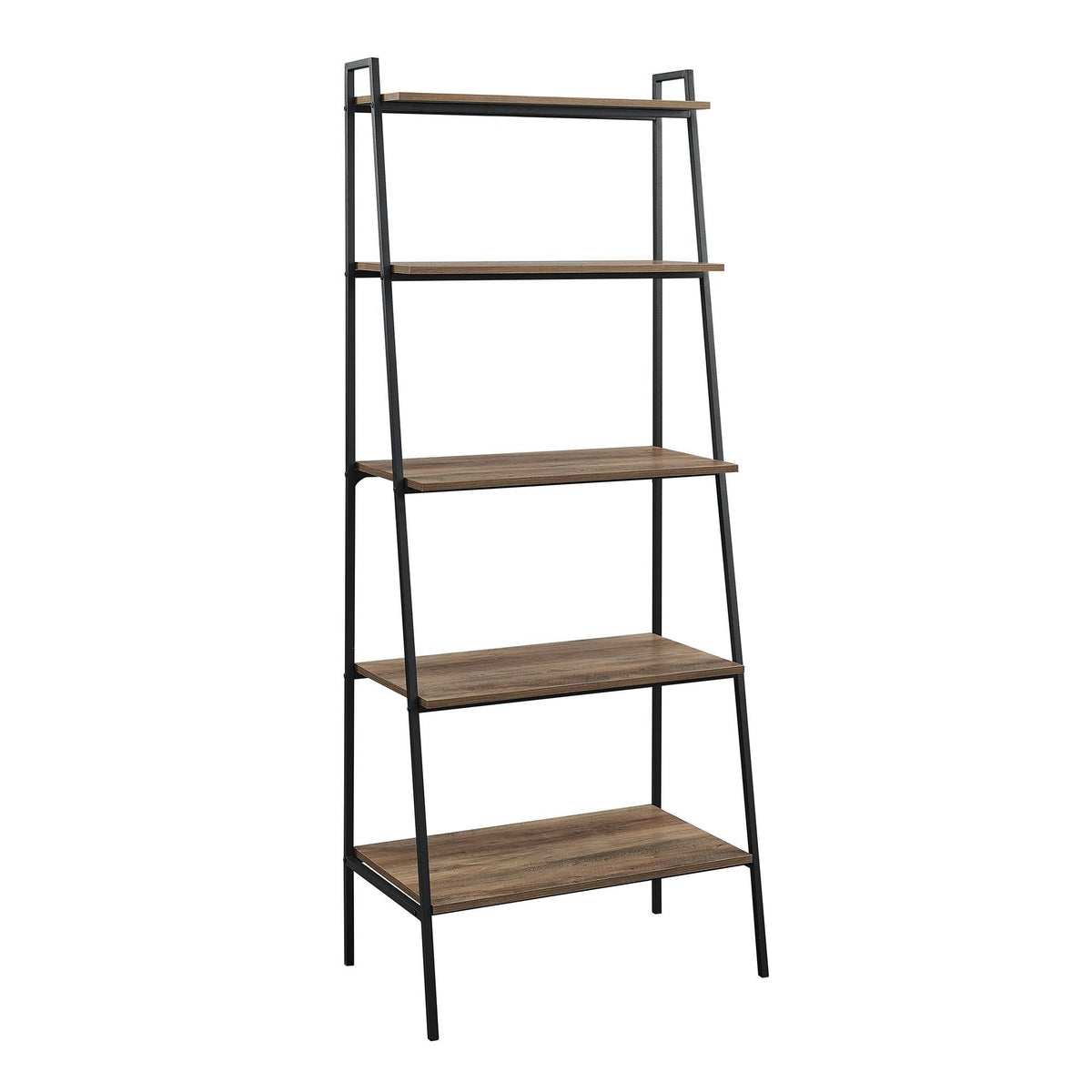 Mocha 5-Shelf Open Bookshelf T1779