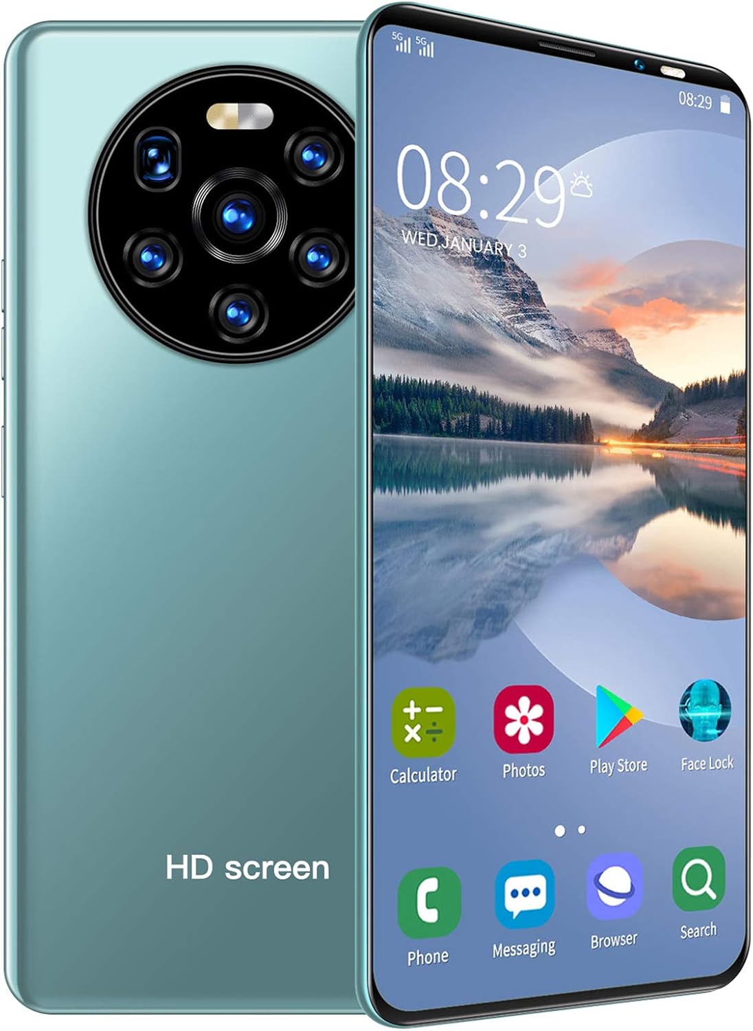 Unlocked Smartphone 5.45" HD Full Screen Dual Card Slot Pack of 2 P19926