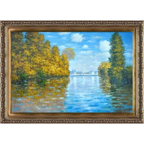Hand Painted Framed Oil Reproduction on Canvas X602