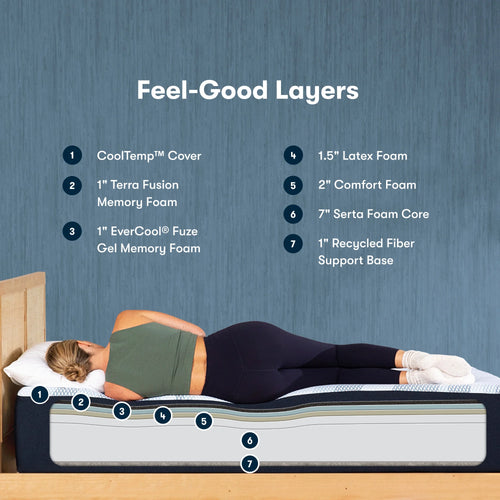 14.25 Memory Foam Plush Mattress Q671