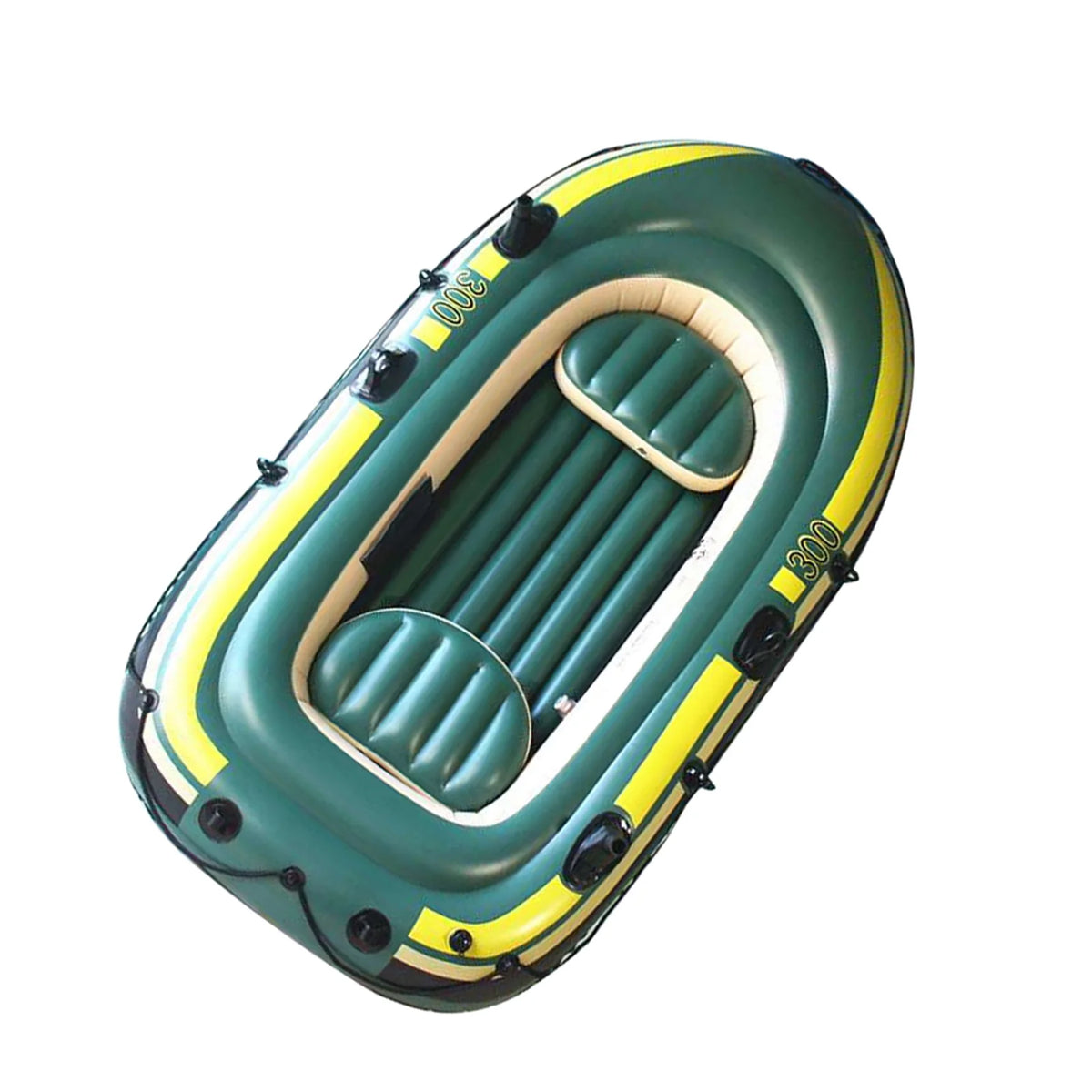 Green Pvc Three Person Inflatable Fishing Boat Z683040