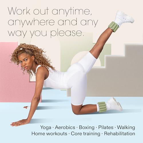 Adjustable Silicone Wrist & Ankle Weights Set W1237