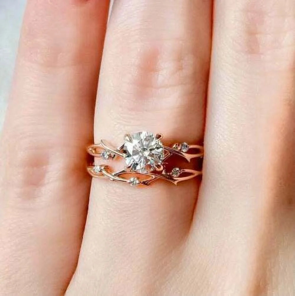 14K Rose Gold Engagement Ring N55346