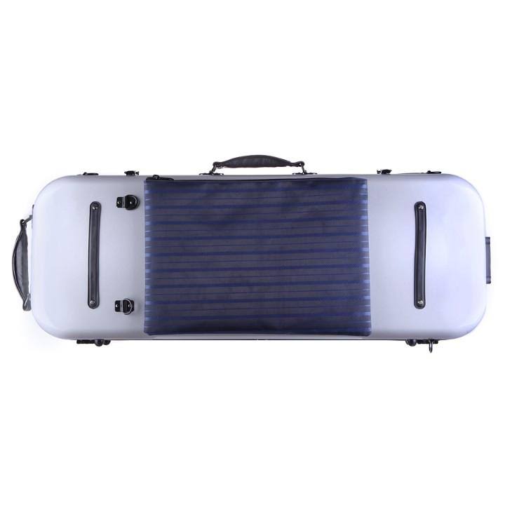 Viola Fiberglass Oblong Case Silver Y5403