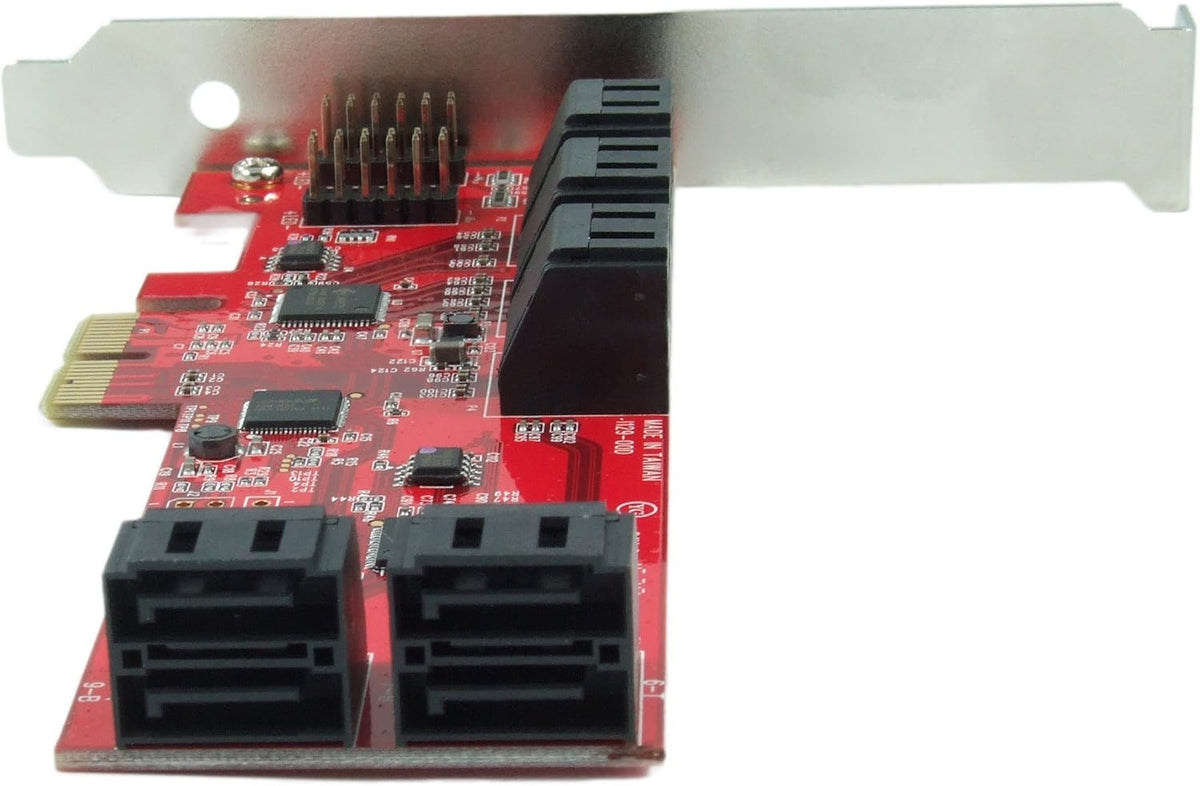10 Port SATA III PCIe Expansion Card C484082
