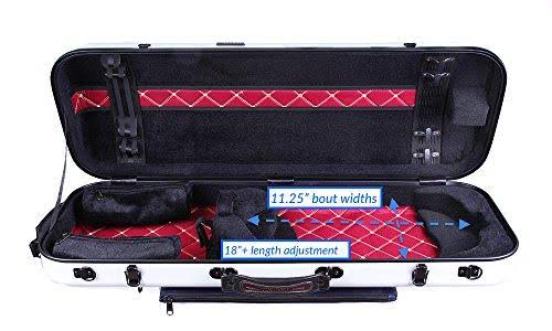 Viola Fiberglass Oblong Case Silver Y5403
