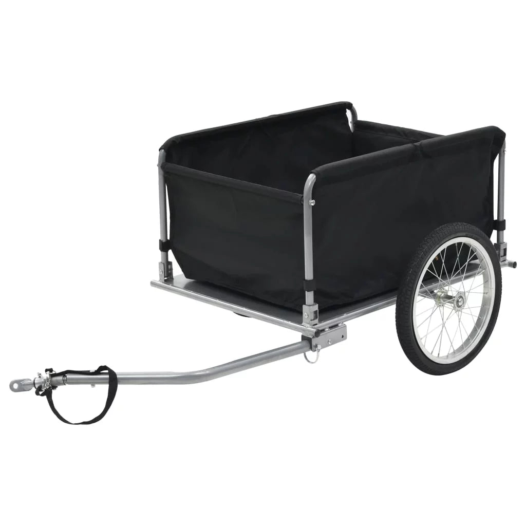 Bike Cargo Trailer Black and Yellow 143.3 lb J264
